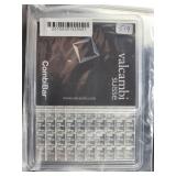 SHEET OF 100 1 GM SILVER INGOTS