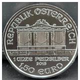 2015 AUSTRIA 1 OZ SILVER ROUND