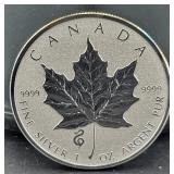 2013 CANADIAN 1 OZ SILVER MAPLE LEAF