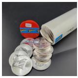 ROLL OF (25) 2016 CANADIAN SUPERMAN 1 OZ SILVER