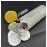 ROLL (25) 2021 CANADIAN 1 OZ SILVER MAPLE LEAVES