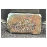 1 OZ HOARD MEDALS SILVER BAR .999 FINE SILVER