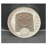 (1) 2019 KOREA SILVER 1/2 CLAY ROUND .999
