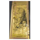 2021 50 UTAH GOLDBACKS 1/20 TROY OZ 24CT GOLD