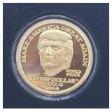 2020 MAGA TRUMP DOLLAR 1 OZ FINE GOLD