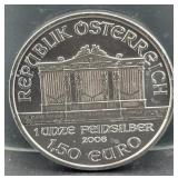 2008 AUSTRIAN 1 OZ SILVER ROUND