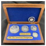 1985 ENGELHARD "PROSPECTOR" 4 COIN SET