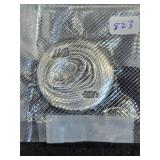 LHB 1.17 OZ SILVER ROUND .999 FINE SILVER