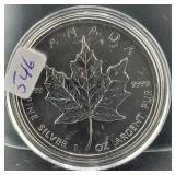 2010 CANADIAN 1 OZ SILVER MAPLE LEAF