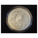 2018 RHODE ISLAND BLOCK ISLAND 5 OZ SILVER ROUND