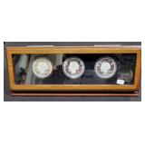 2009 LIBERTY COIN SET - EACH COIN 1 OZ SILVER