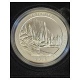 2010 CALIFORNIA YOSEMITE 5 OZ SILVER ROUND