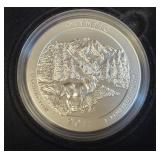 2011 WASHINGTON OLYMPIC PARK 5 OZ SILVER ROUND