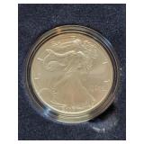2007 UNC SILVER EAGLE W/ BOX & COA