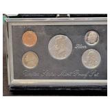 1995 PREMIER SILVER PROOF SET W/ BOX & COA