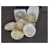 ROLL OF (20) 1977 MEXICO 100 PESO SILVER COINS