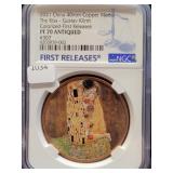 2021 CHINA 40MM COPPER MEDAL - THE KISS - GUSTAV