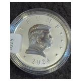 2024 TRUMP 1 OZ SILVER ROUND