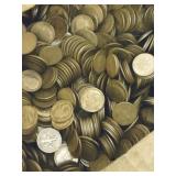 APPROX. 24 LBS OF MIXED SILVER DIMES -