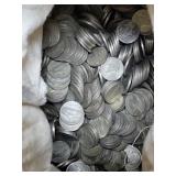 (4,000) 35% SILVER WAR NICKELS - 43.3 LBS -