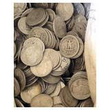 SILVER WASHINGTON QUARTERS - 21.9 LBS.