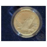 2008 BALD EAGLE COMM. UNC SILVER DOLLAR