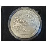 2014 COLORADO GREAT SAND DUNES 5 OZ SILVER ROUND