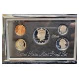 1992 MINT PREMIER SILVER PROOF SET W/ BOX & COA