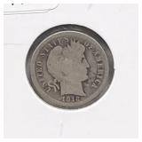 1916 BARBER DIME