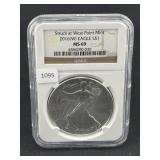 2016-W SILVER EAGLE NGC: MS69