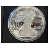2021 SILVER EAGLE TYPE II DESIGN 4 TROY OZ SILVER