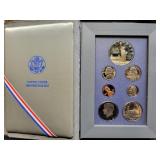 1986 US MINT PRESTIGE SET W/ BOX & COA