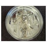 "IRON KNIGHT" 5 OZ SILVER FROM THE COOK ISLANDS