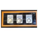 2014-P&S BASEBALL HALL OF FAME 3 COIN SET