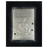 2024 SHERIFF PAT GARRETT 1 OZ SILVER BAR