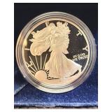 1996-P PROOF SILVER EAGLE W/ BOX & COA