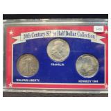 20TH CENTURY SILVER HALF-DOLLAR COLLECTION