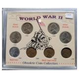 WORLD WAR II OBSOLETE COIN COLLECTION