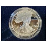 2003-W PROOF SILVER EAGLE W/ BOX & COA
