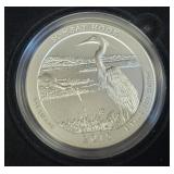 2015 DELAWARE BOMBAY HOOK 5 OZ SILVER ROUND