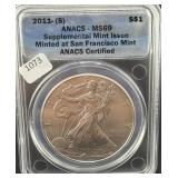 2011-S SILVER EAGLE SUPPLEMENTAL MINT ISSUE