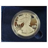 2012-W PROOF SILVER EAGLE W/ BOX & COA