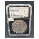 2021-W TYPE I SILVER EAGLE NGC: MS69