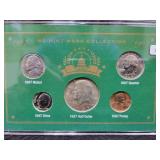 1967 NO MINT MARK COLLECTION COIN SET