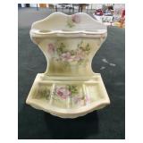 NIPPON HAND PAINTED PORCELAIN SOAP & TOOTHBRUSH