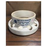 UHL POTTERY - 'THE UCO FEEDER' CHICKEN