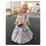 LENOX PORCELAIN FIGURINE 'STORY TIME' - 7'