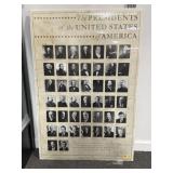 UNFRAMED POSTER 'PRESIDENTS OF THE U.S.A.' -