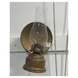 HORNET - BRASS WALL HANGING OIL LAMP