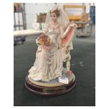 MONTEFIORI COLLECTION 'SEATED BRIDE' FIGURINE -